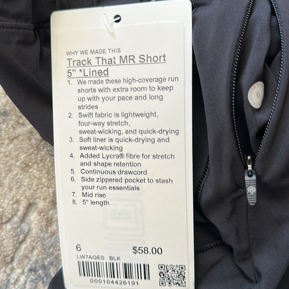 Lululemon Track That MR Short 5” *Lined - Picture 6 of 6